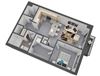 Lowry Floor plan Lowry Floor plan 726 Sq.Ft. at The Whit, Minneapolis, Minnesota